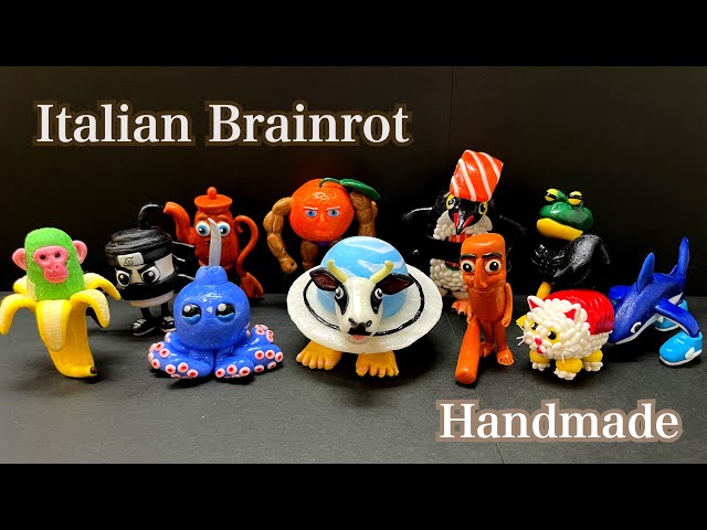 Cray・粘土】手作りイタリアンブレインロット・ Italian Brain Rot