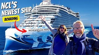 BOARDING NORWEGIAN PRIMA!  NCL's Newest Ship & First Inaugural Sailing from Iceland!!