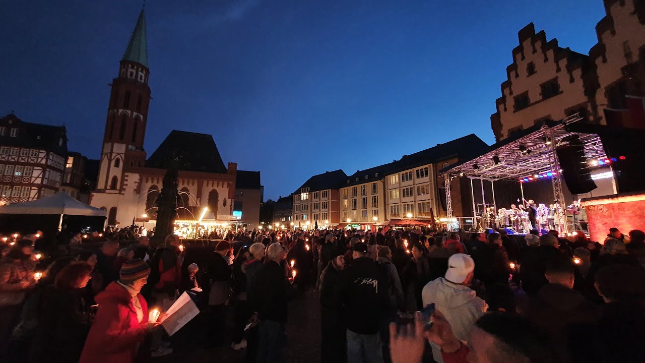 Deutschland singt und klingt am 3 Oktober 2022 | Frankfurter Römerberg
