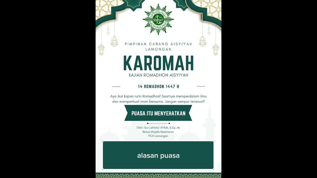 KAROMAH Episode 14 Romadhon 1447 H 