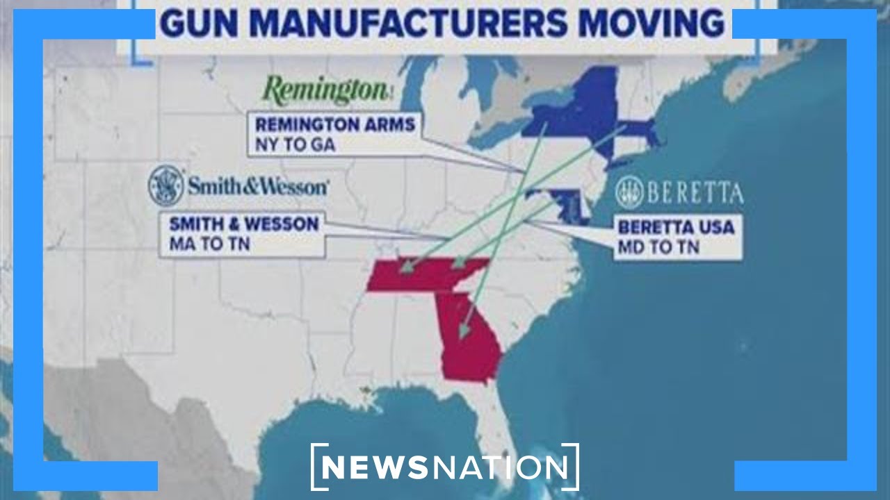 Gun manufacturers moving to states with lower taxes On Balance YouTube