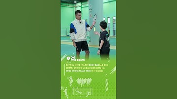 Khi bạn được Super Dan dạy quấn cán và cái kết #24hsports #shorts #caulong #batminton #lindan