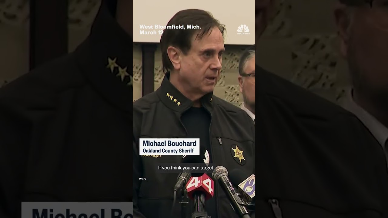 Sheriff says officials will stand together to protect Jewish community after MI synagogue attack