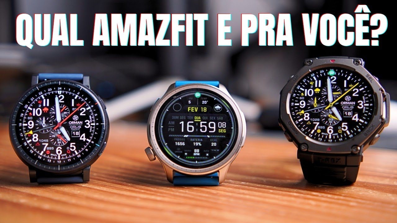 Amazfit em Queda de Preço — Qual Comprar até Mil Reais?