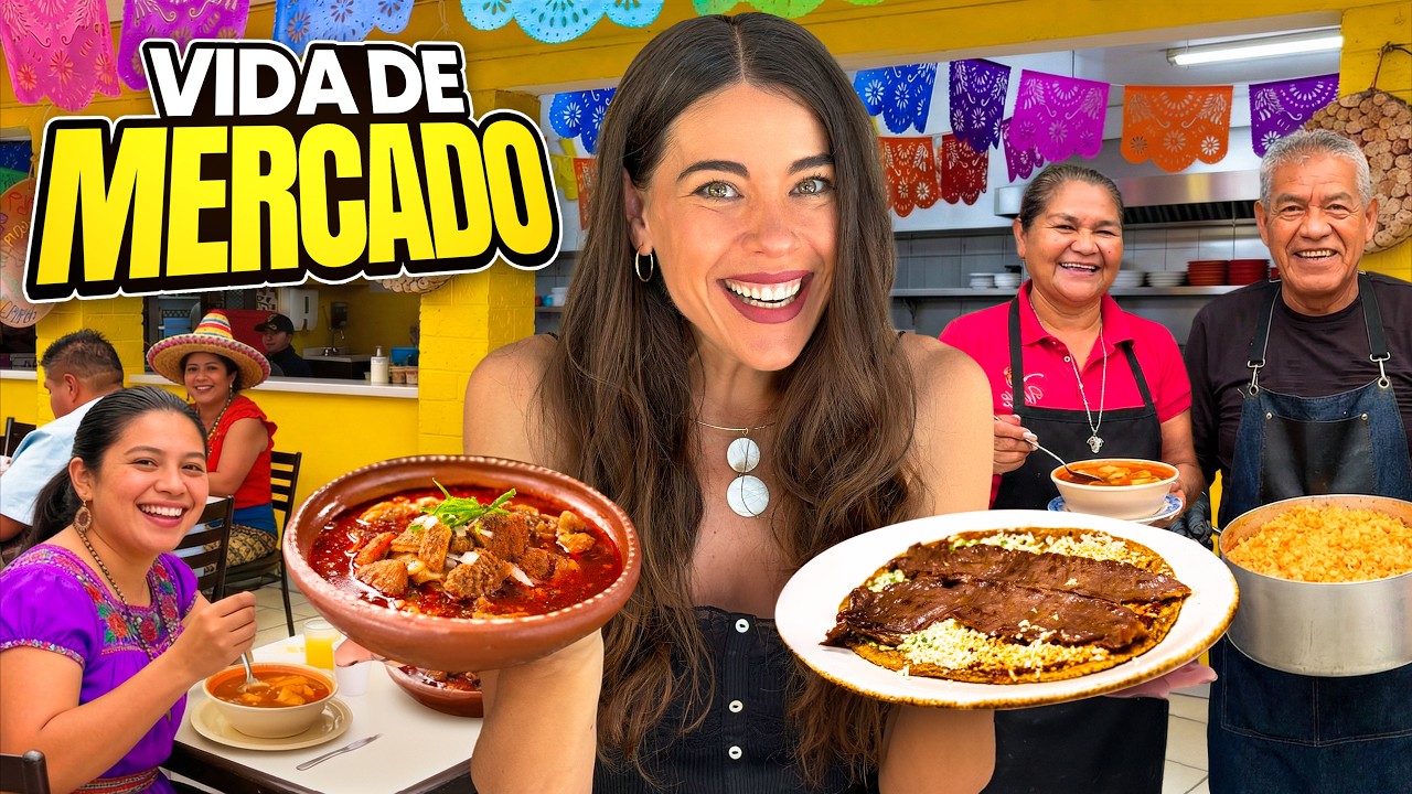 COMIDA AUTÉNTICA en el Mercado de Jiutepec | fondas y sabores