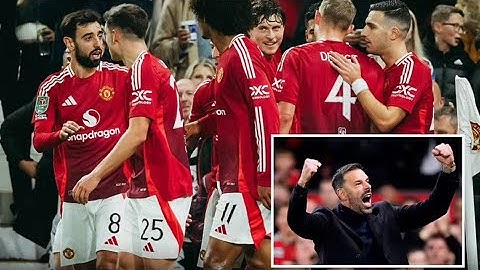 Man United's Stunning 5-2 Victory Over Leicester in Carabao Cup!
