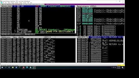 14-Client Side Exploitation using Evil Server, No JMP ESP, and NULL Bytes