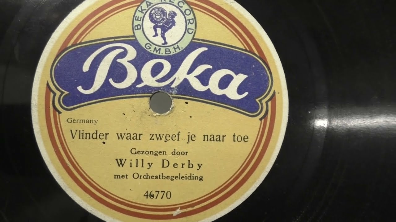 Willy Derby: Vlinder waar zweef je naar toe. (1925).