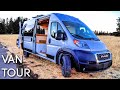 PROMASTER VAN TOUR + Tips For WINTER Van Life - Dry Heat, Waterlines and Battery Management