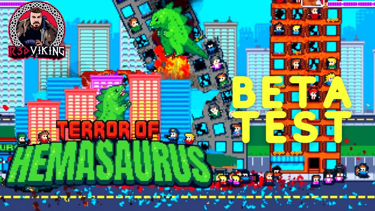 Can I Cause Over $1B In City Destruction!? | Retro Smash 'em Up | BETA | Terror of Hemasaurus