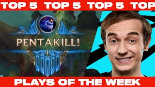 Is CAPS the best player in the LEC? ASOL PENTAKILL! | TOP 5 PLAYS