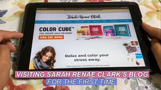 Visiting @Sarah Renae Clark‘s Blog Website For The First Time!
