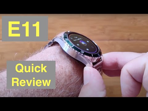 Bakeey E11 Bluetooth Calling 128MB Music Storage Luminous Dial Smartwatch: Quick Overview
