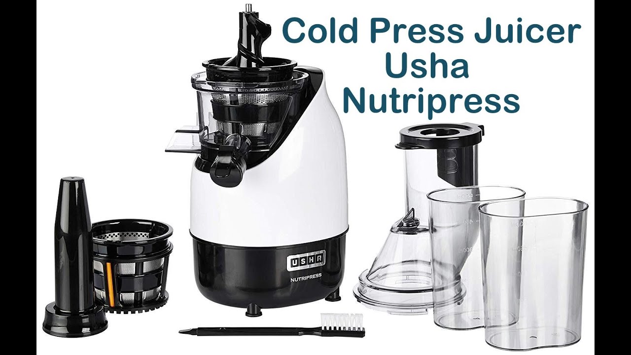 Usha CPJ 382F NutriPress Cold Press Juicer Unboxing Juicer kitchen Coldpress YouTube