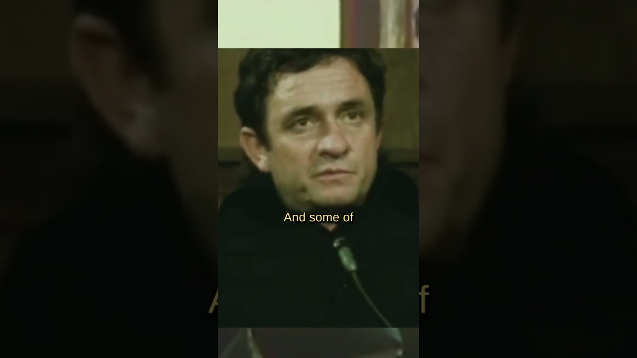 Performing is communicating - Johnny Cash 