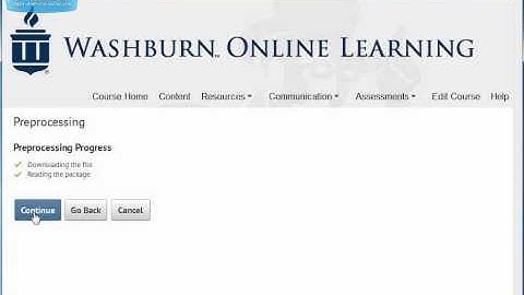 Desire2Learn 10.1 - Adding an Articulate Presentation Published for LMS