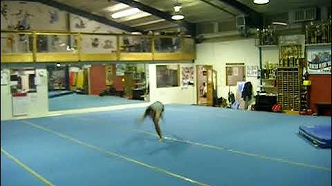 Front handspring front layout front layout
