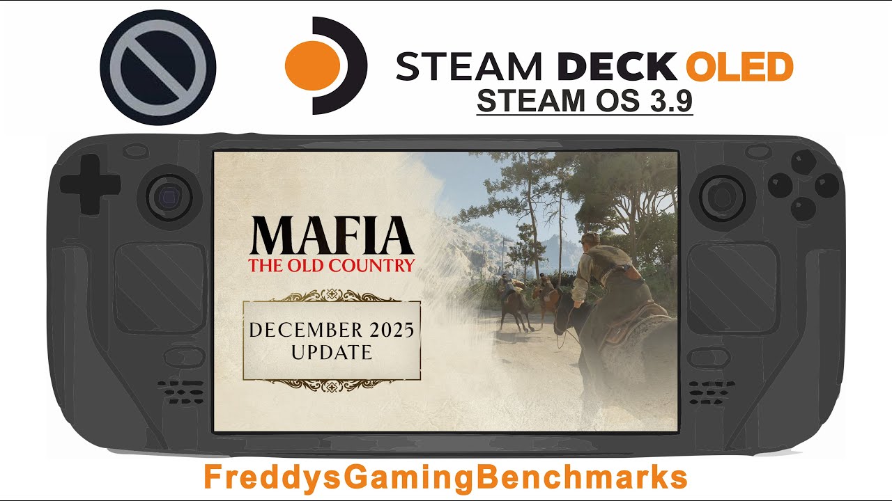 Mafia The Old Country (Update December 4 2025) on Steam Deck OLED with Steam OS 3.9