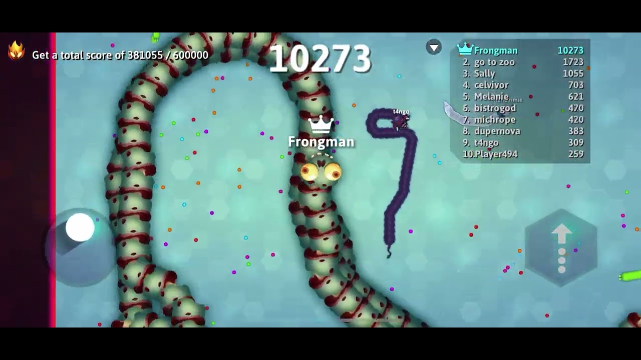 Snake io zombie snake gameplay omar imad - YouTube