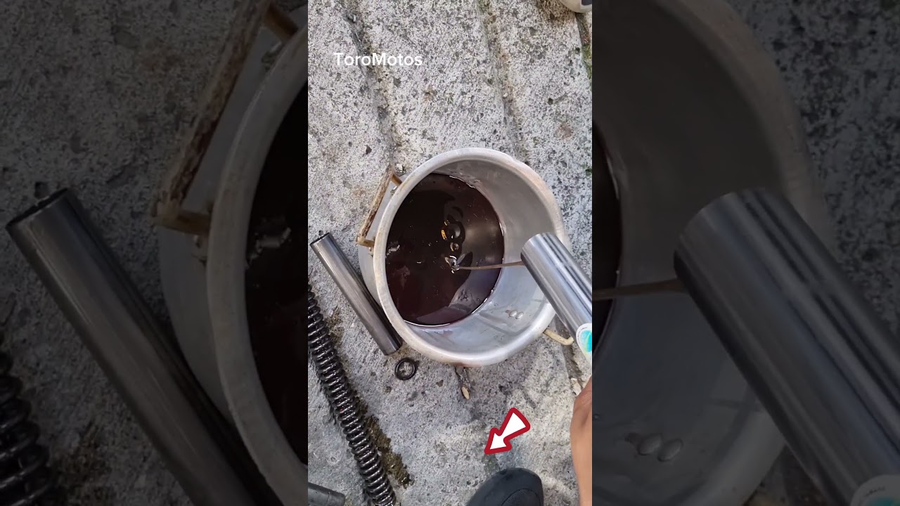 como cambiar aceite de barras de tu moto
