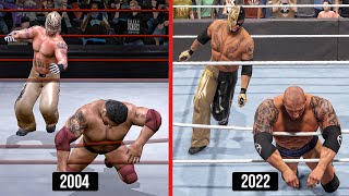 WWE 2K22 Vs. SmackDown! vs Raw! (Finishers Comparison)