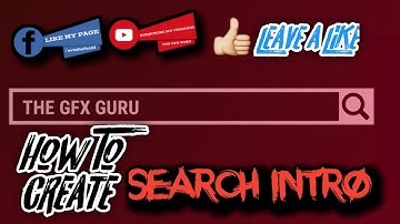 How to create search intro || Kinemaster || PixelLab..