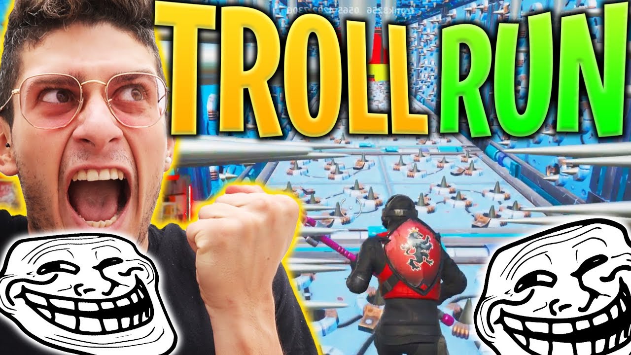PARKOUR TROLL RUN SU FORTNITE !! AIUTATEMI