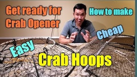 Crab Opener: Getting ready - How to make cheap and easy crab hoops