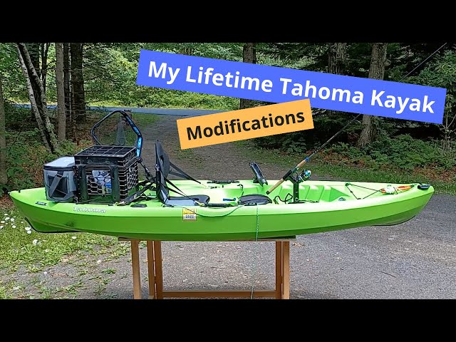 My Tahoma Lifetime Fishing Kayak Modifications 