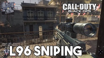 Call of Duty: Black Ops: Sniping on Patch 1.03; L96 ACOG on Havana (BO Gameplay/Commentary)