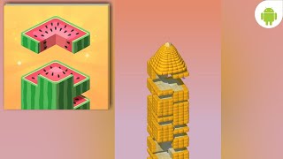 Juicy Stack - Gameplay android Waklthorugh - 3D Tile Puzzle Indonesia screenshot 3