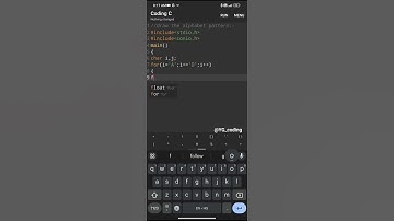 || print the alphabet pattern in c programming 💻|| #shortvideo BCA and MCA important program👍