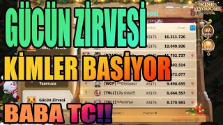 Gücün Zi̇rvesi̇ Ki̇mler Basi̇yor Hangi̇ Bali̇nalar Yarişmada Baba Tc -Rise Of Kingdoms