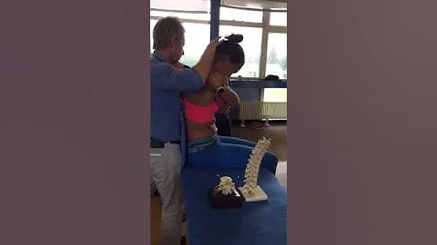 How to perform a Spinal manipulation (HVT /Grade 5) to the Thoracic Spine T8/9