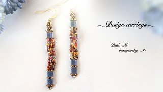 𝒟𝒾𝓎𓆸𝒽𝑜𝓌 𝓉𝑜 𝓂𝒶𝓀𝑒 𝒷𝑒𝒶𝒹𝑒𝒹 𝑒𝒶𝓇𝓇𝒾𝓃𝑔𝓈✧𝟐-hole Tila beads✧beading tutorial