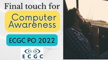 Last days Strategy for computer awareness| ECGC PO 2022| computer ki tayari kaise kare| #ecgcpo