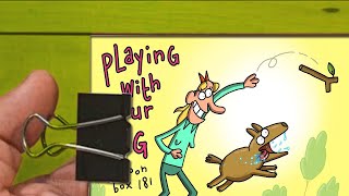 Playing With Your Dog - Cartoon Box 181 - By Frame Order - Hilarious Dark Comedy Cartoons | Flip B