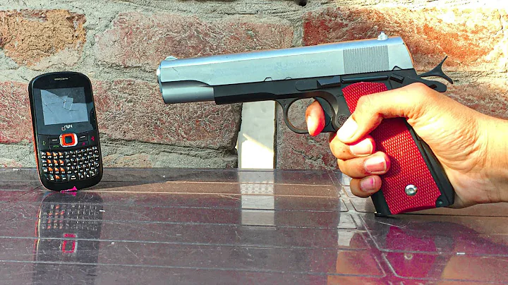 Colt 1911 Airsoft gun power testing  [THE PAK FALCON]
