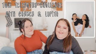 Twin Telepathy Challenge with Carmen &amp; Lupita | Herrin Twins