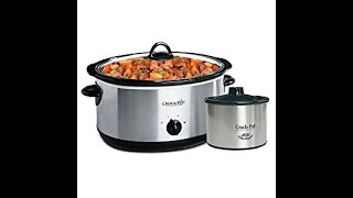 CrockPot 8-Quart Manual Slow Cooker with Dipper