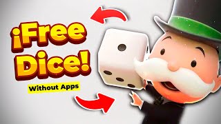 🎲 How to GET FREE DICE in Monopoly GO WITHOUT DOWNLOADING APPS 📱✨ Anything//Verification