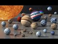 The Vast Scale of Our Solar System: Planets, Moons & Asteroids!