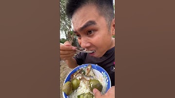 Cơm trưa rau sạch ngoài vườn #mukbang #food #eating