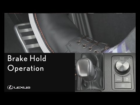 Lexus How-To: Engage the IS Brake Hold Setting | Lexus