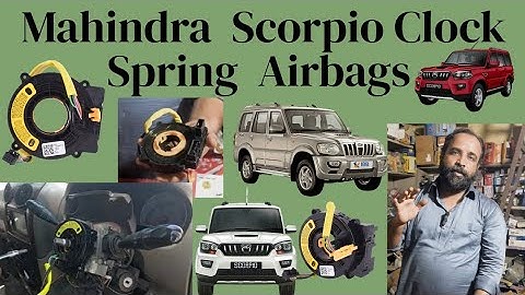 Mahindra Scorpio Clock Spring | Airbag & Horn Problem Solution | Steering Wheel Problem #scorpio #yt