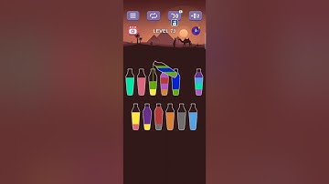 water sort puzzle level 73 #games #gaming #gameplay #puzzle #asmr #yourgamer