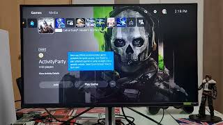 Activating 120 hz/fps on PS5 while using SONY INZONE M9 monitor.