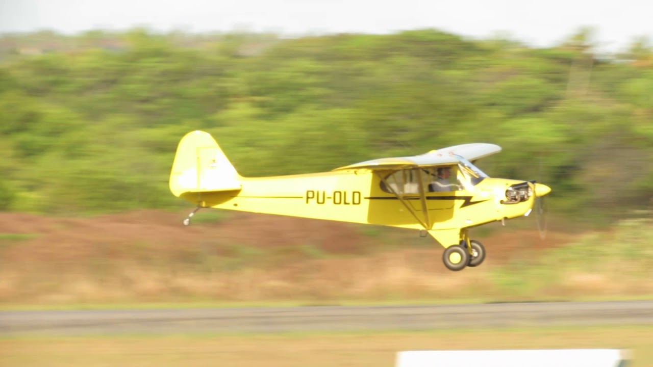 Toque E Arremetida TGL Piper Cub YouTube