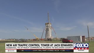 New air traffic control tower at Jack Edwards Airport