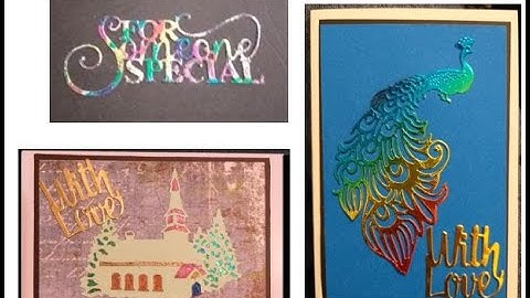 Using Foils hack for card making